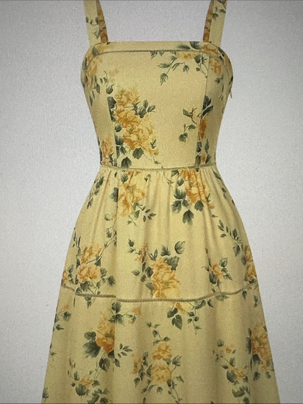 Women’s Floral Sundress - Yellow Floral size M - Picture 9 of 10
